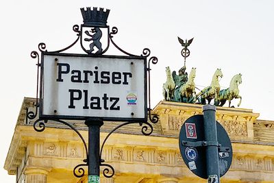 Pariser Platz am Brandenburger Tor